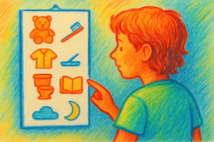 Visual Schedules for Bedtime Routines: Helping Children Wind Down